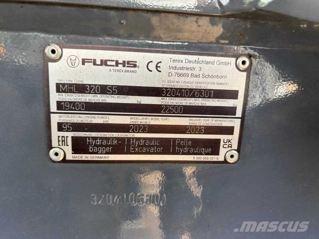 Fuchs MHL320MOD+ Bagri za prekladanje primarnih/sekundarnih surovin