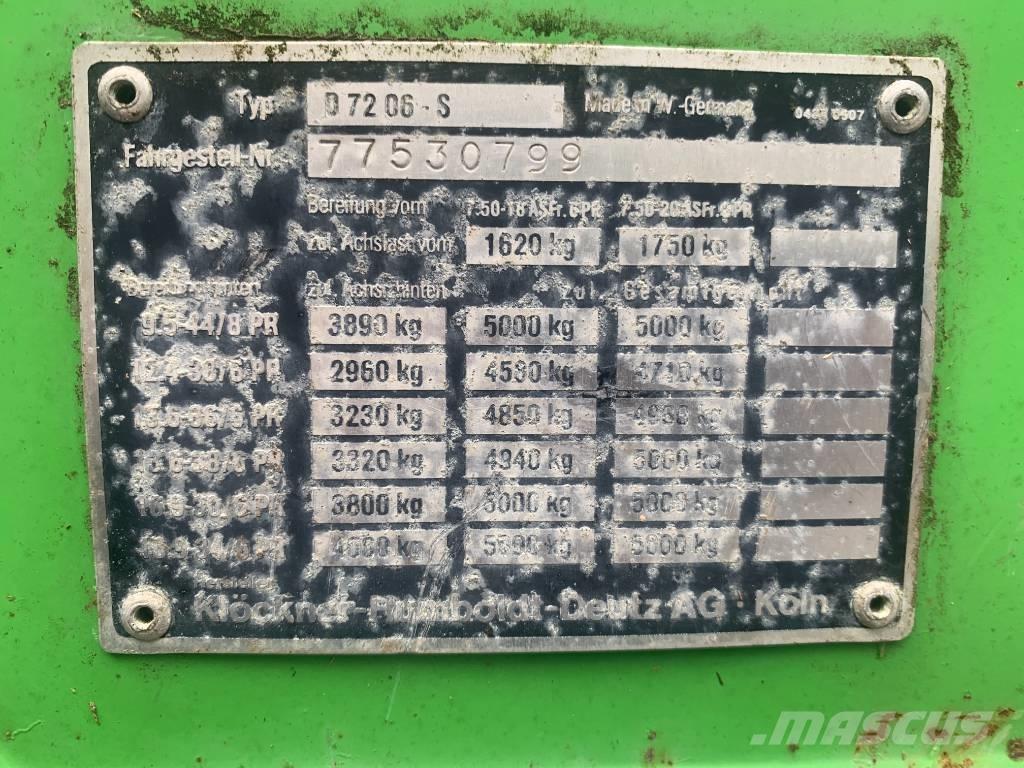 Deutz-Fahr D7207C Traktorji
