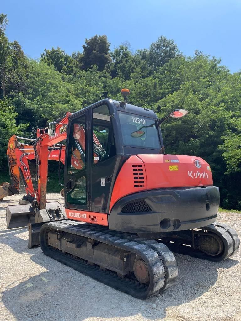 Kubota KX 080-4 Midi bagri 7t – 12t