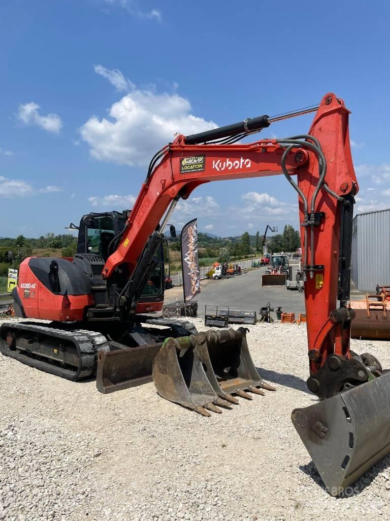 Kubota KX 080-4 Midi bagri 7t – 12t