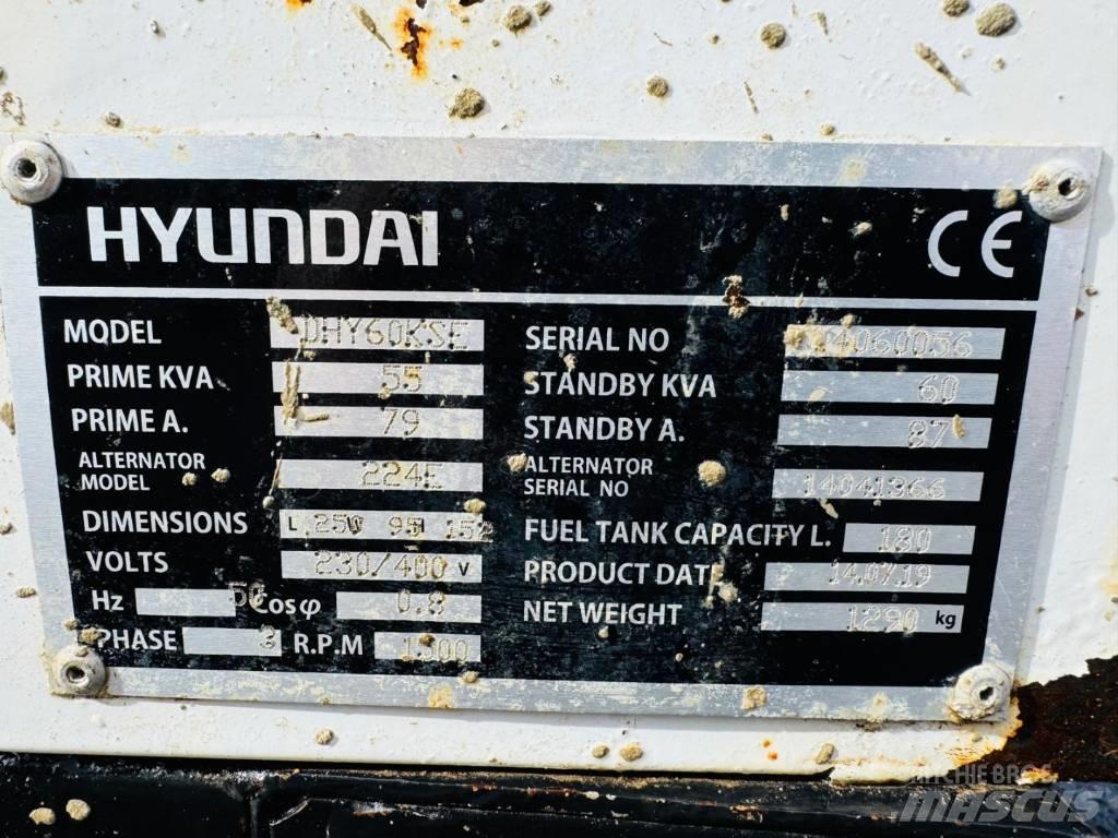 Hyundai DHY60KSE Dizelski agregati