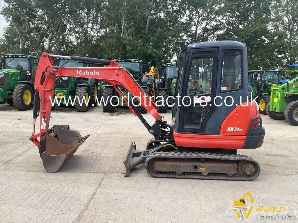 Kubota KX 71-3 Mini bagri <7t