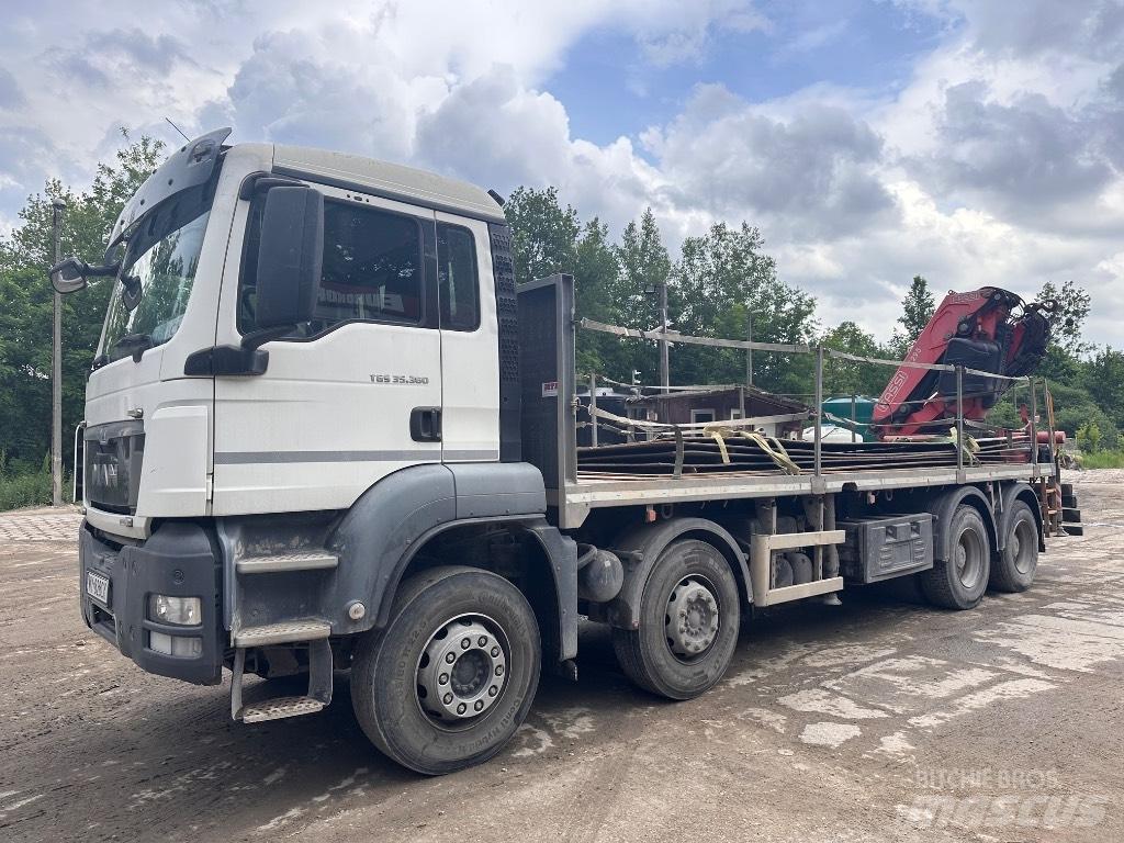 MAN TGS 35.360 8x4 Tovornjaki z žerjavom