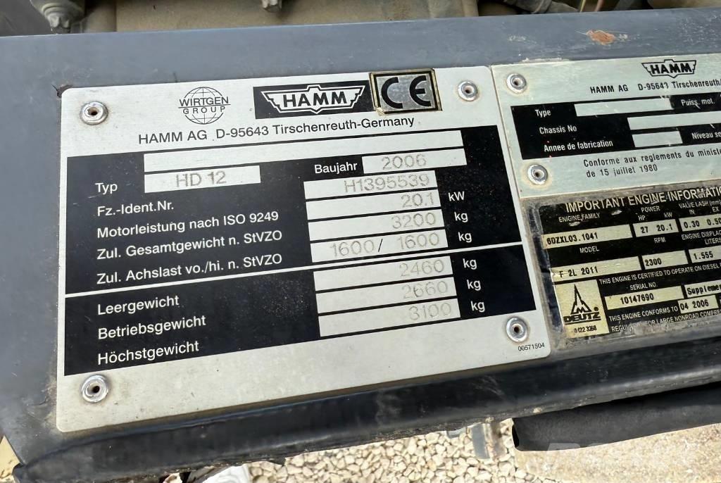 Hamm HD 12 Dvojni valjarji