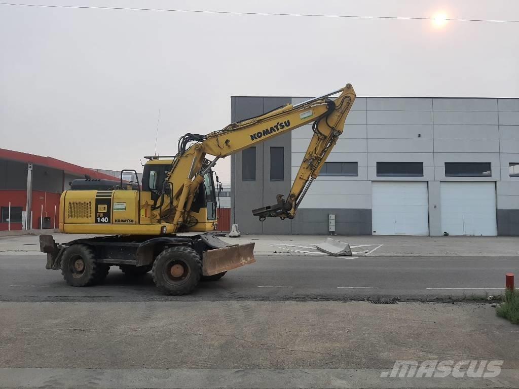 Komatsu PW 140-7 Bagri na kolesih