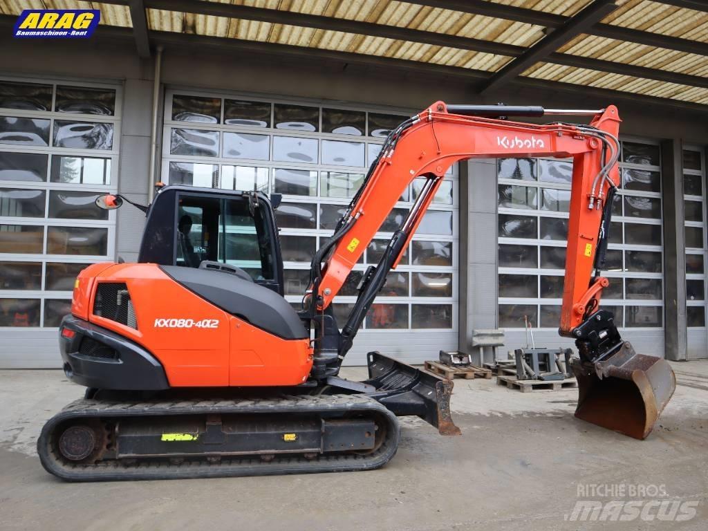 Kubota KX 080-4 Midi bagri 7t – 12t