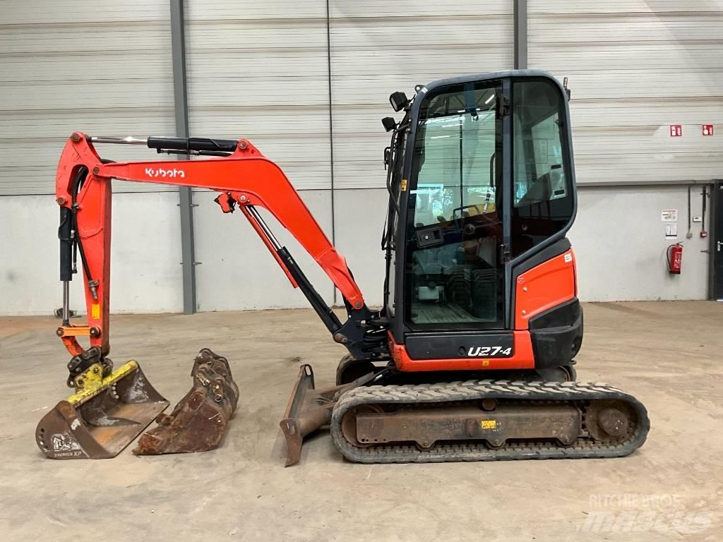 Kubota U 27-4 Mini bagri <7t