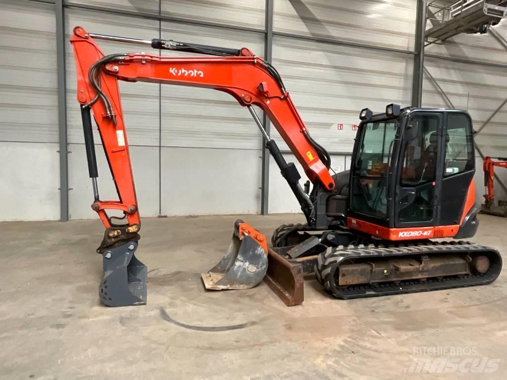 Kubota KX 080-4 A Midi bagri 7t – 12t