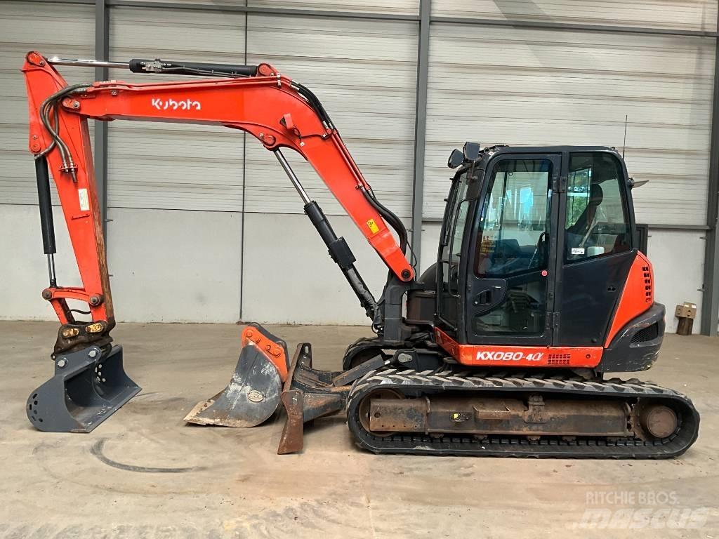 Kubota KX 080-4 A Midi bagri 7t – 12t
