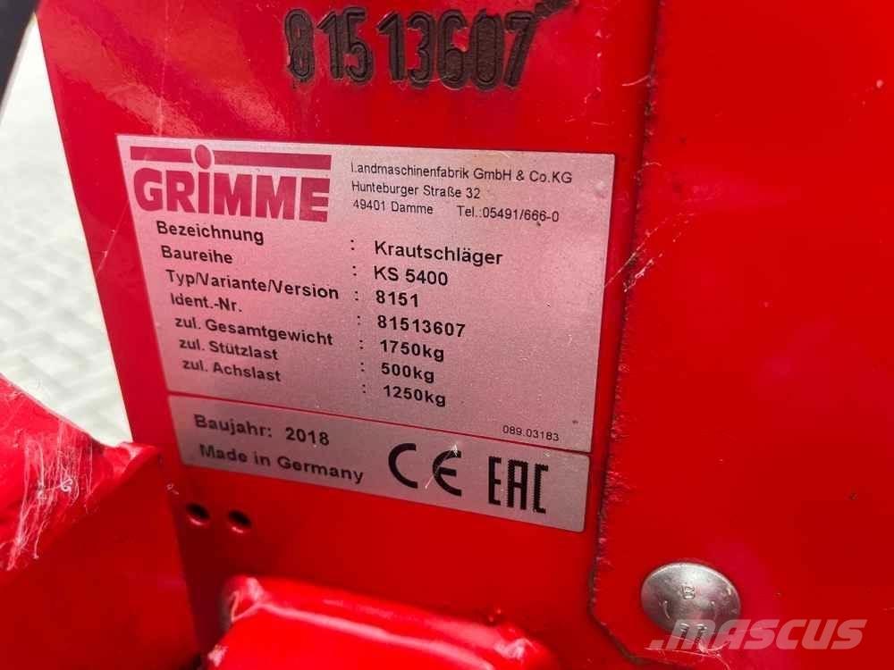 Grimme KS 5400 Oprema za pridelovanje krompirja - Drugo