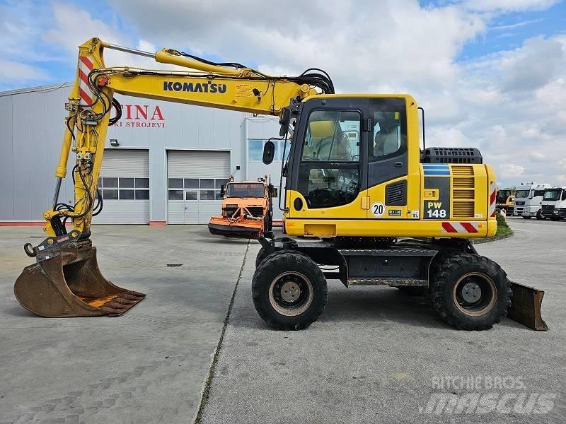 Komatsu PW 148-8 Bagri na kolesih
