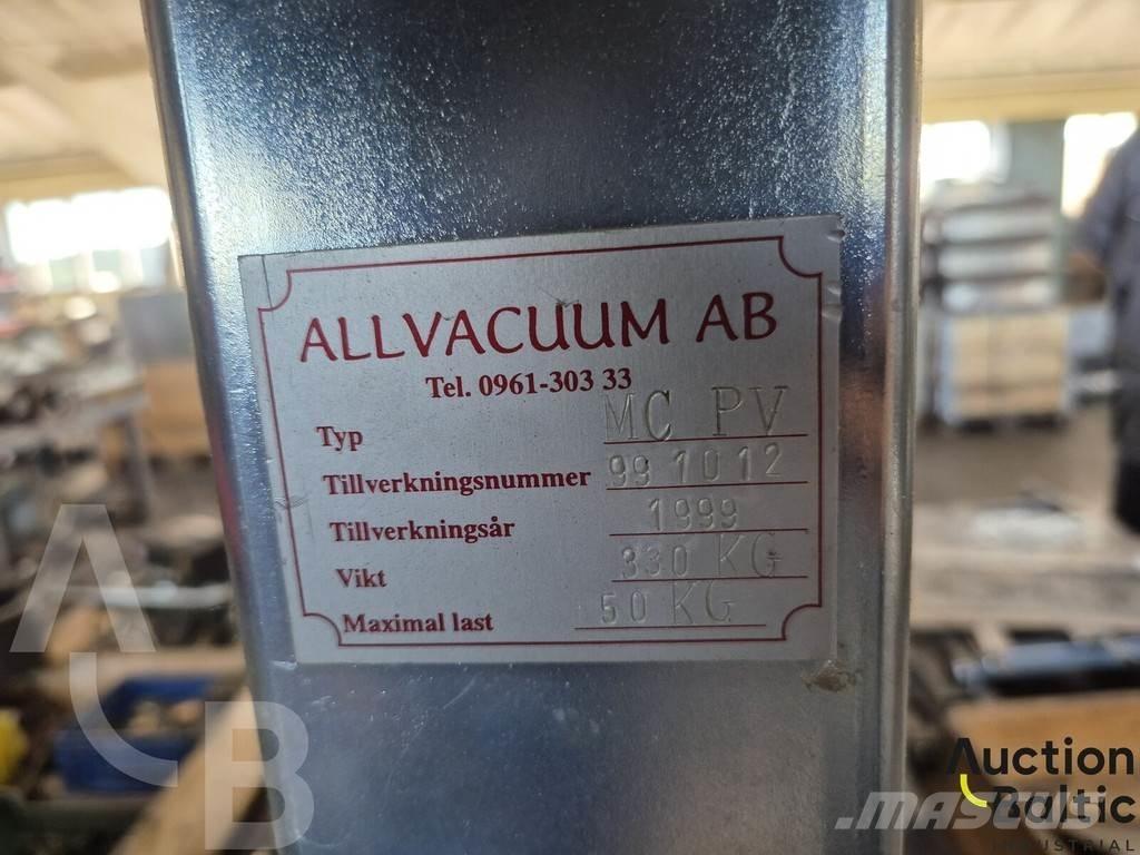  Allvacuum MC PV Druga dvigala in dvižne ploščadi