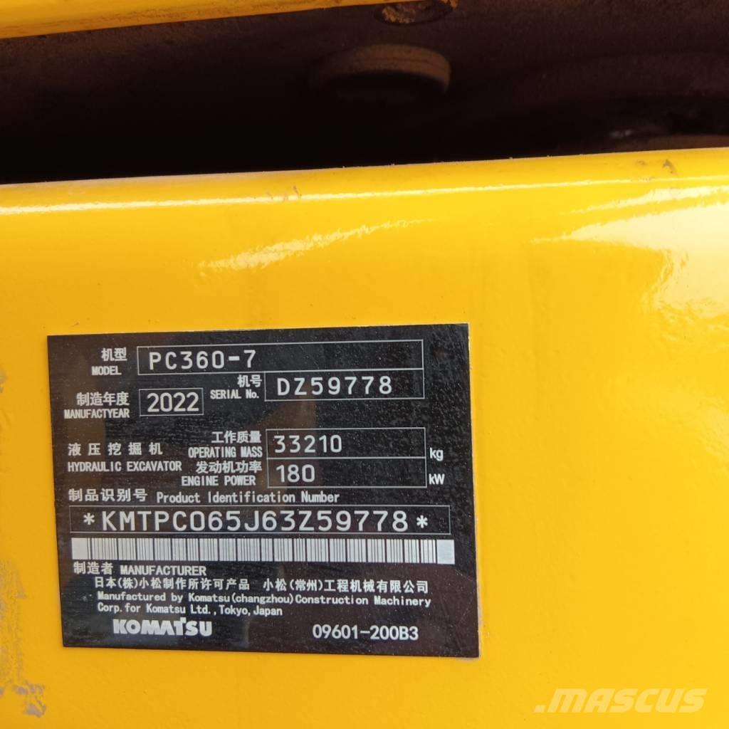 Komatsu PC 360-7 Bagri goseničarji