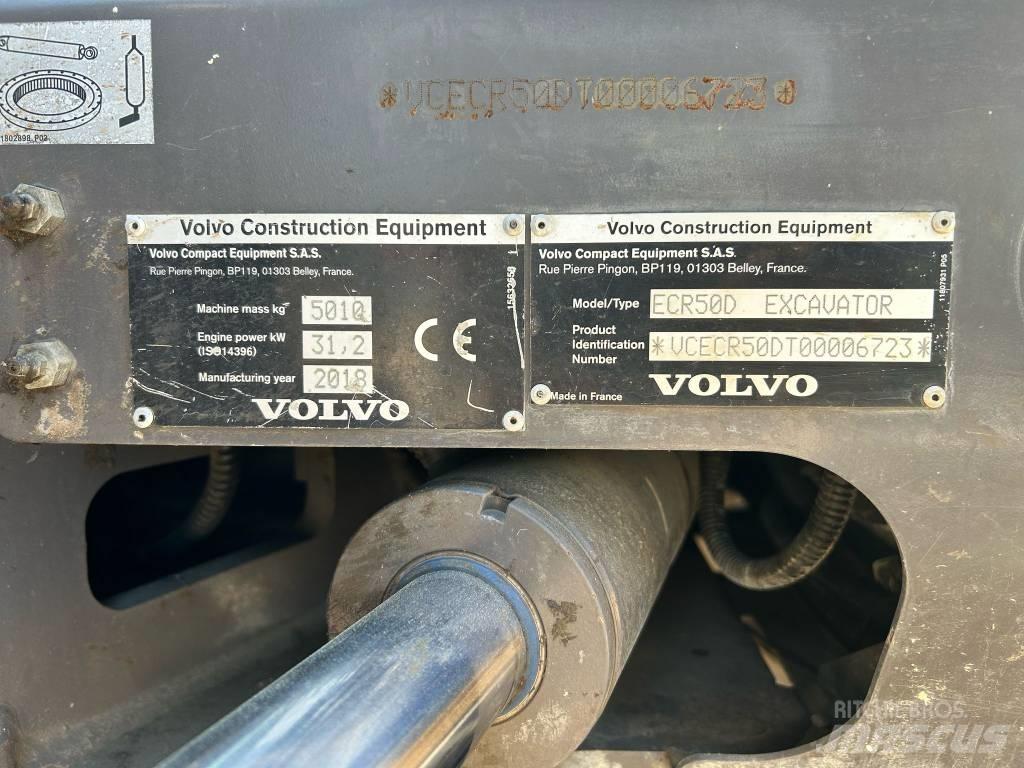Volvo ECR 50 D Mini bagri <7t