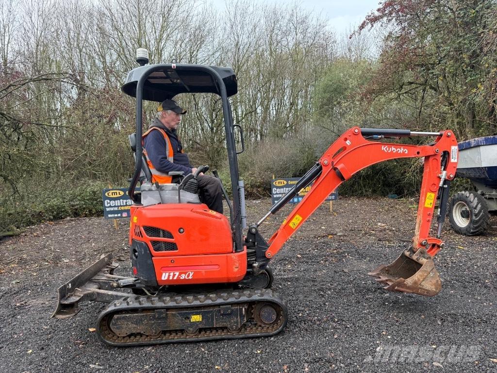 Kubota U 17-3 Mini bagri <7t