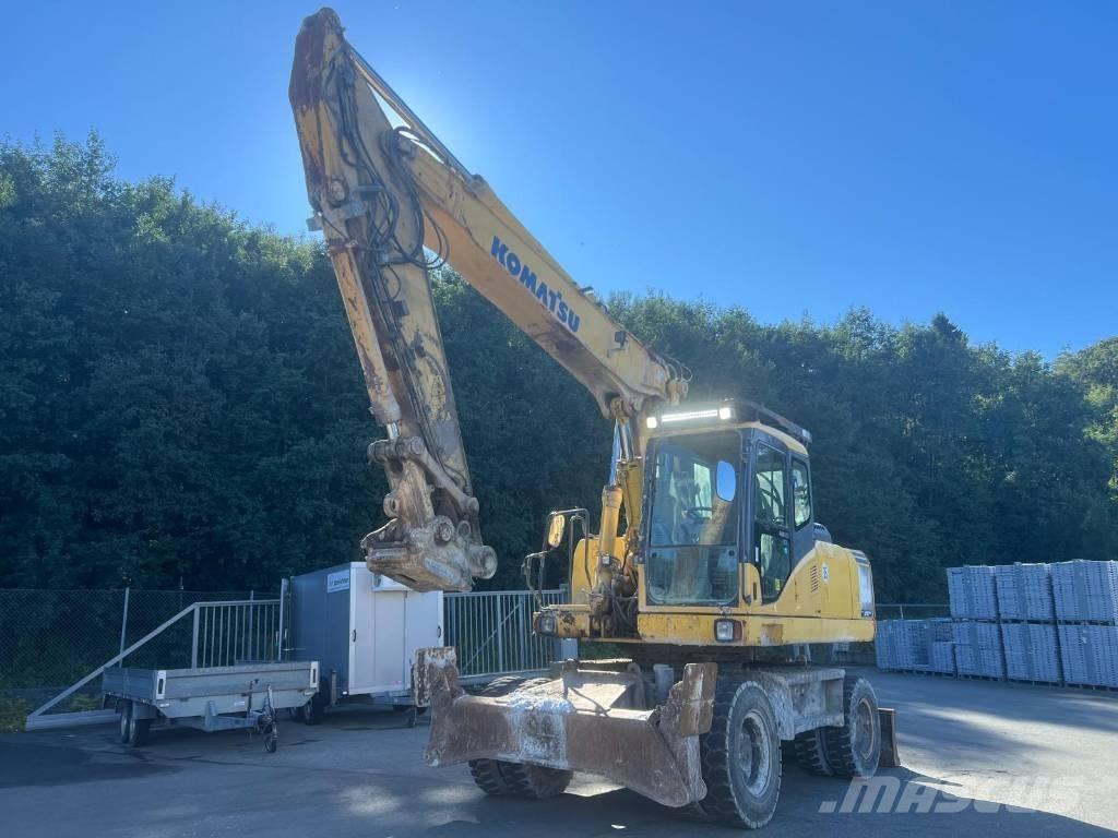 Komatsu PW 200-7 Bagri na kolesih