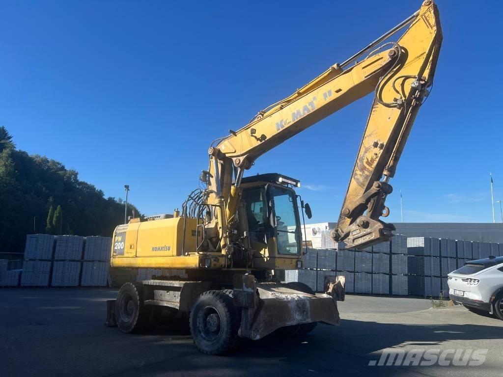 Komatsu PW 200-7 Bagri na kolesih