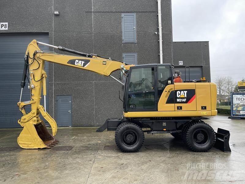 CAT M 314 F Bagri na kolesih