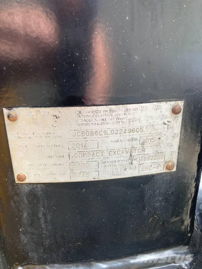 JCB 86 C-1 eco Midi bagri 7t – 12t