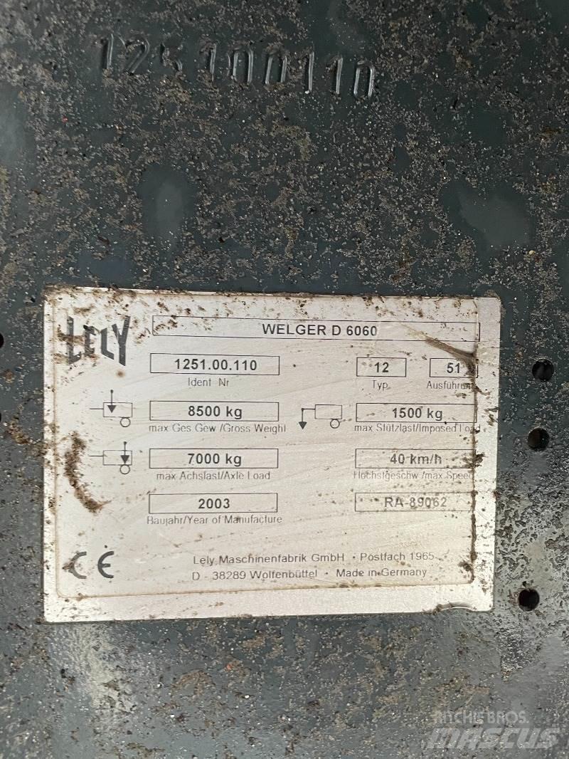 Welger D 6060 Balirke (kvadratne bale)