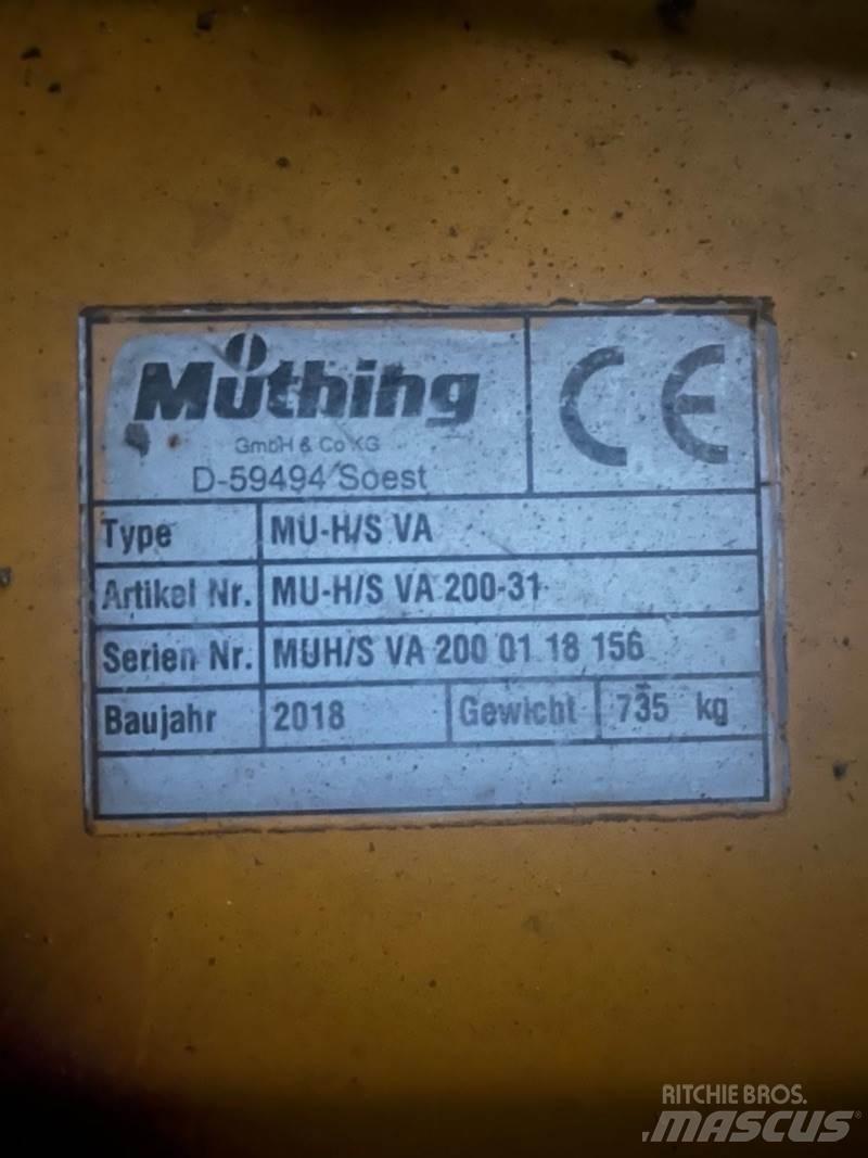 Müthing MU- H/S V A Druga oprema za žetev krme