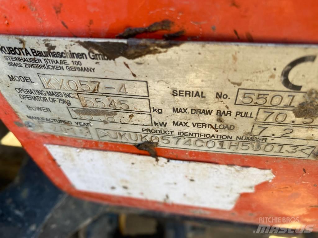 Kubota KX 057-4 Mini bagri <7t