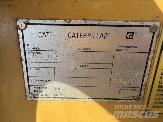 CAT 963 B Nakladalci goseničarji
