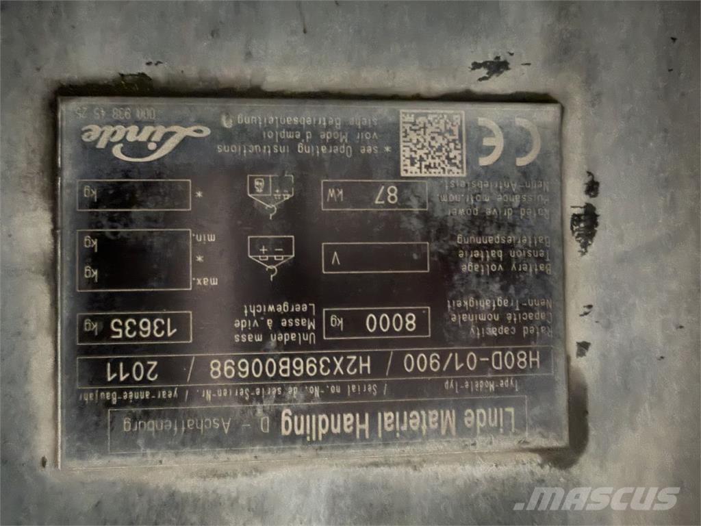 Linde H80D-01/900 Dizelski viličarji