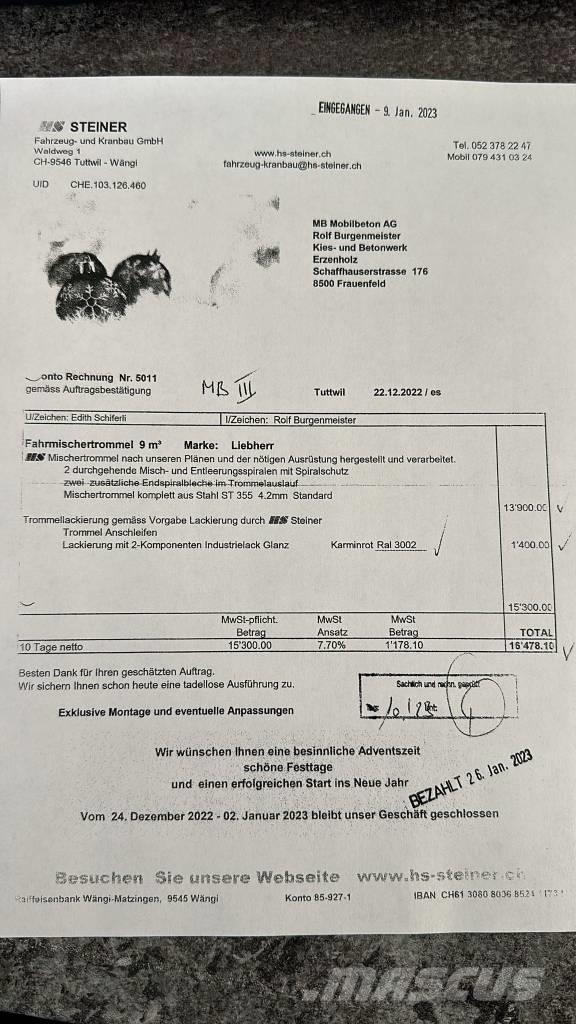 MAN 35.400 Avtomešalci za beton