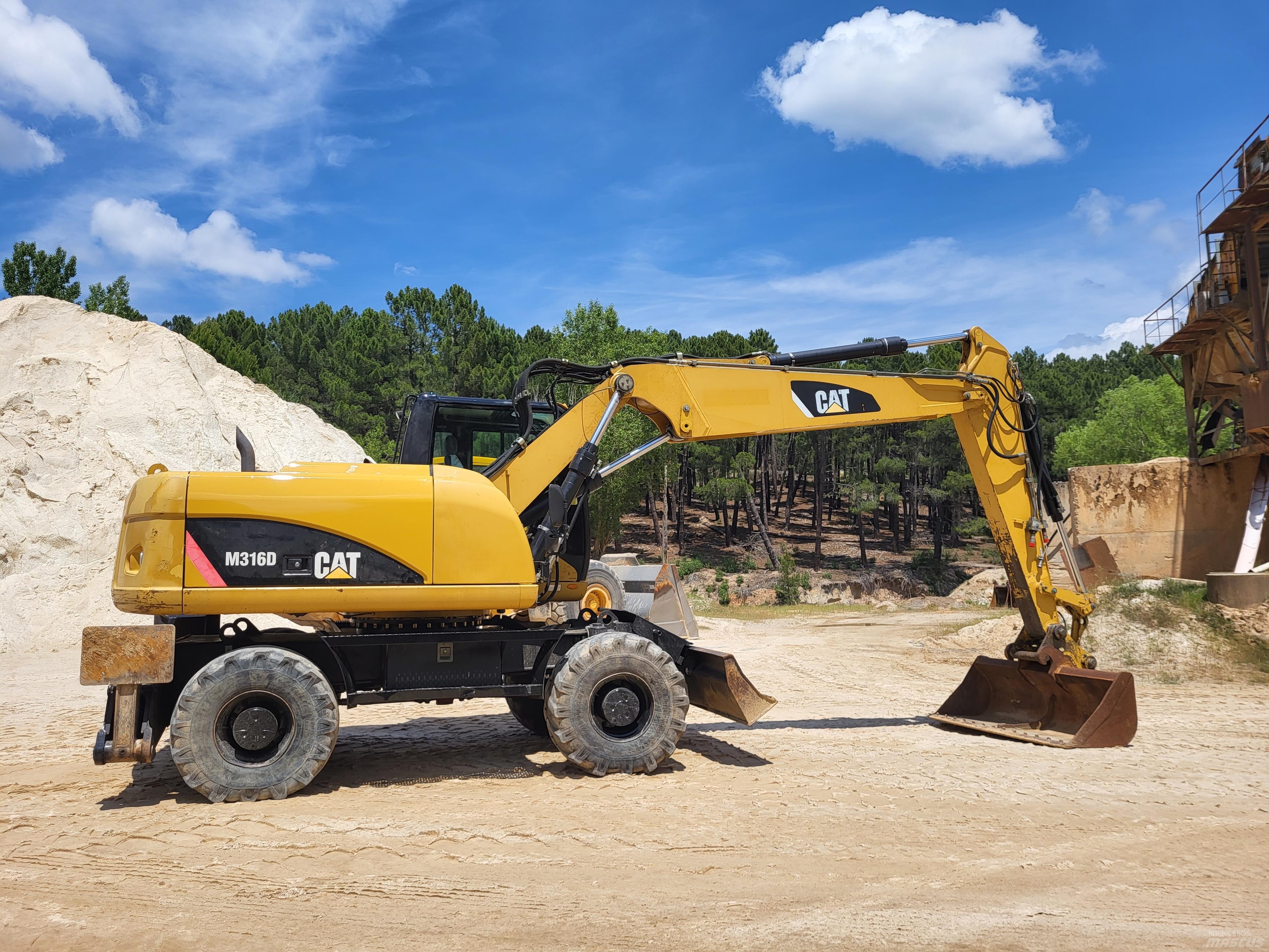 CAT 316d Bagri na kolesih