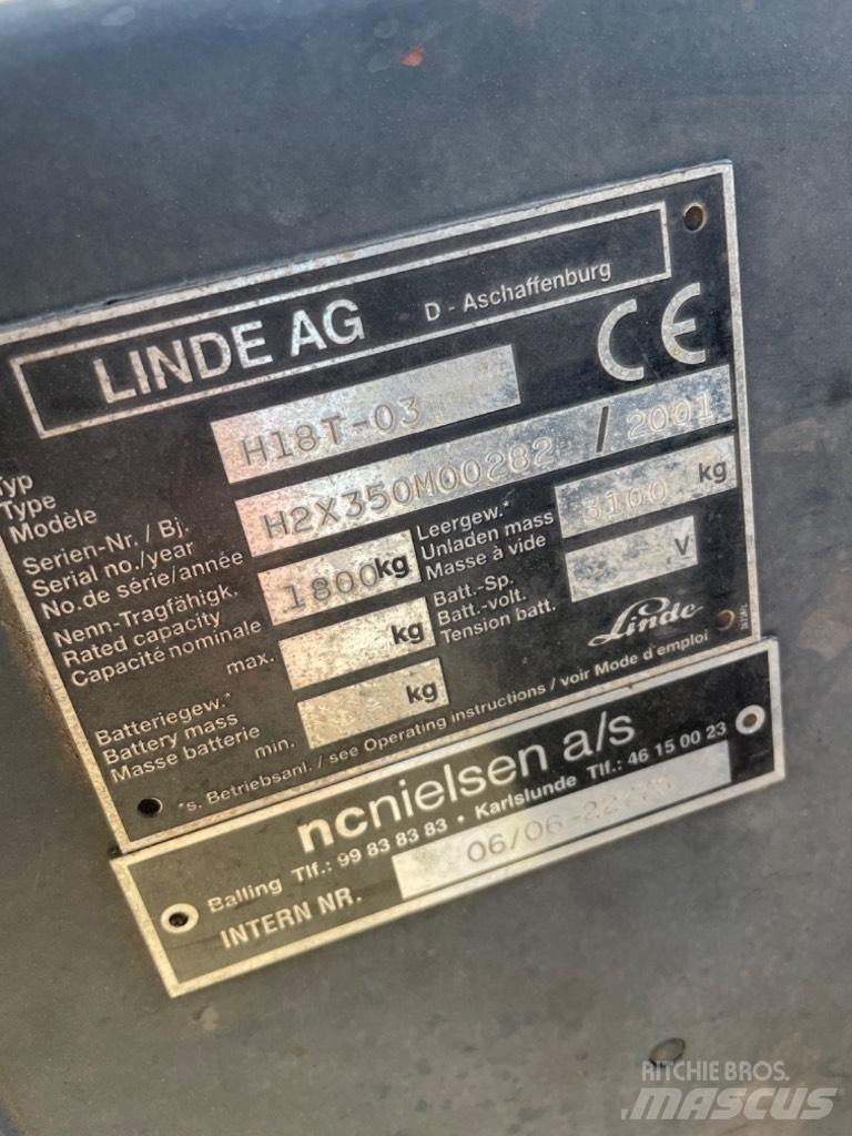 Linde H 18 T Plinski viličarji