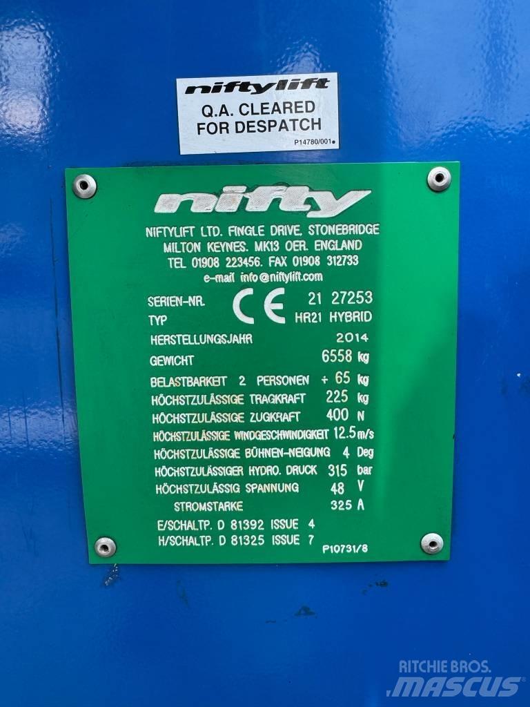 Niftylift HR 21 D E Zglobne dvižne ploščadi