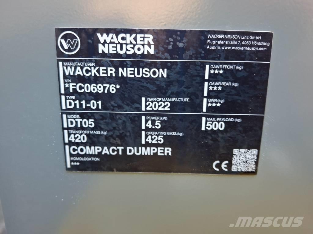 Wacker Neuson DT 05 Demperji goseničarji