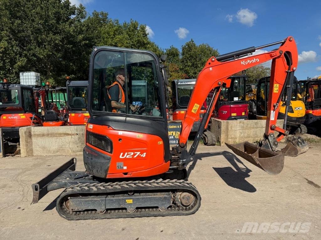Kubota U 27-4 Mini bagri <7t