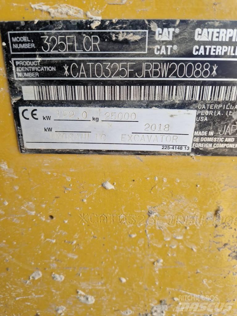 CAT 325 F Bagri goseničarji