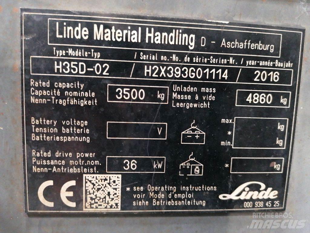 Linde H35D-02 Dizelski viličarji