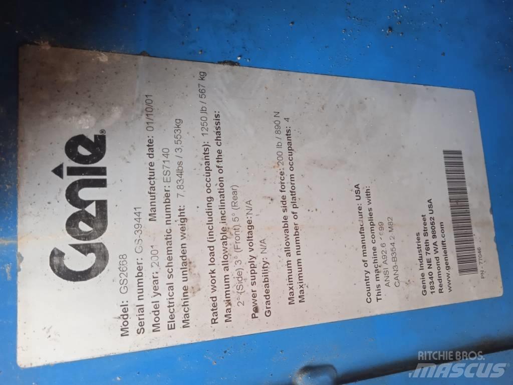 Genie GS 2668 RT Škarjaste dvižne ploščadi