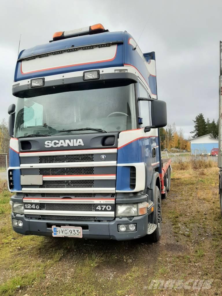 Scania R 124 Tovornjaki z žerjavom