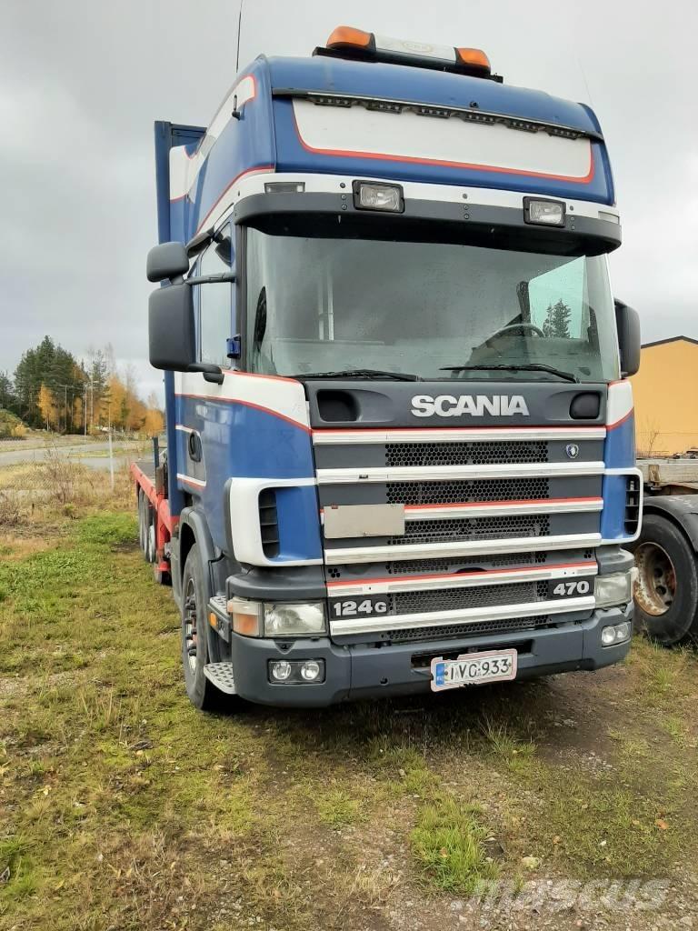 Scania R 124 Tovornjaki z žerjavom