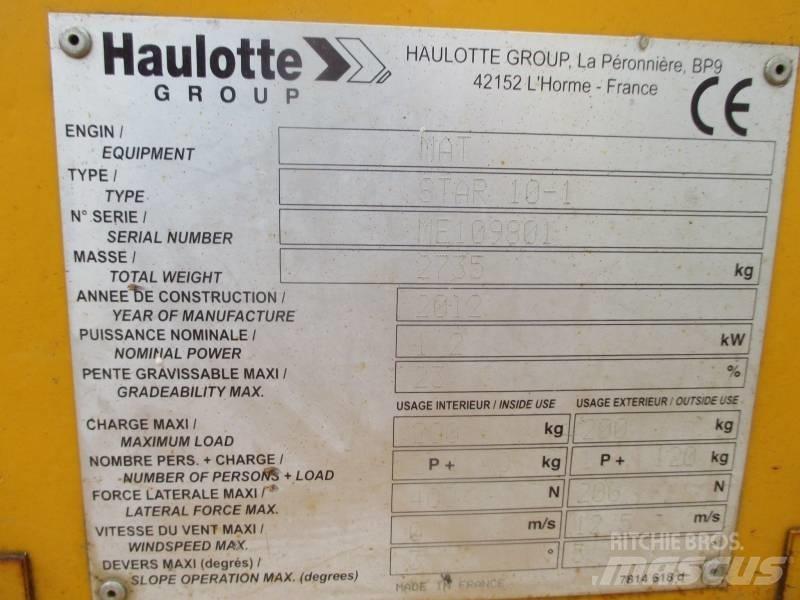Haulotte Star 10 Vertikalna dvigala