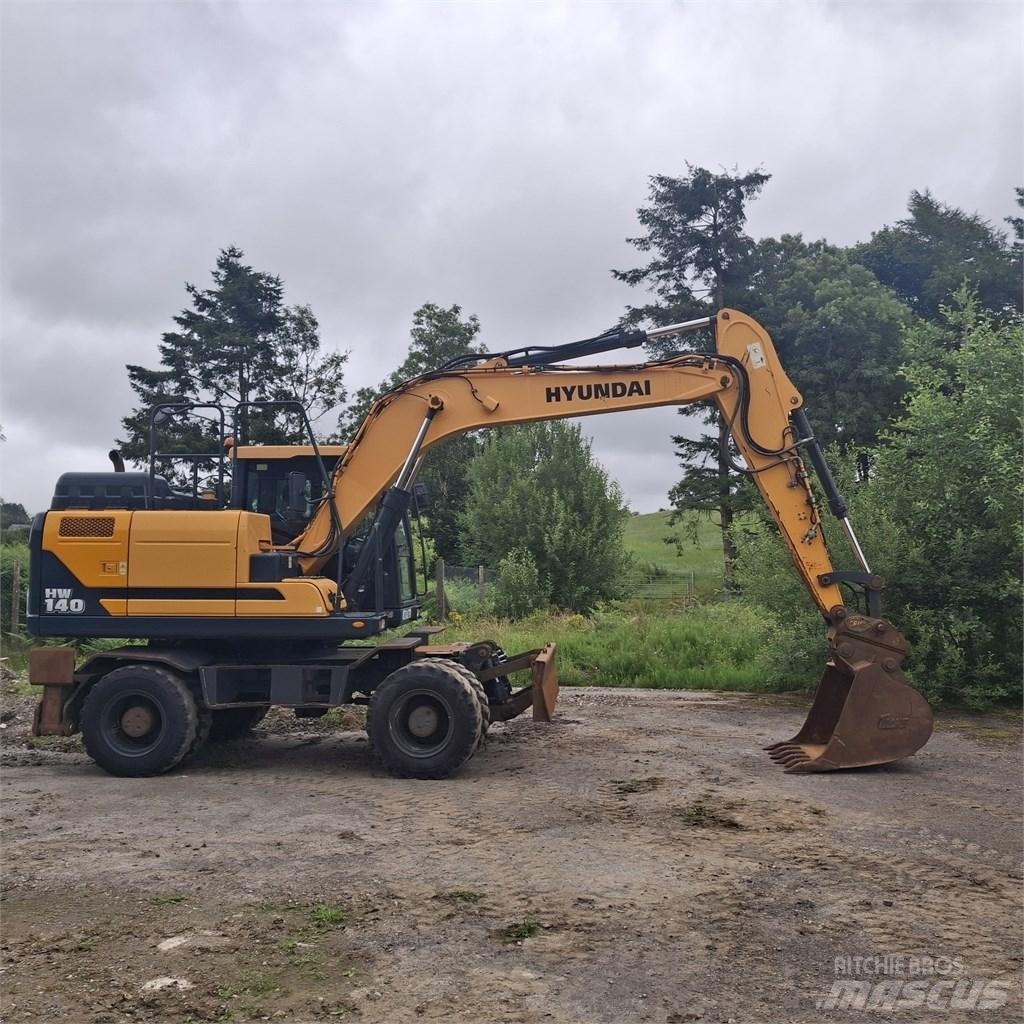 Hyundai HW 140 A Bagri na kolesih