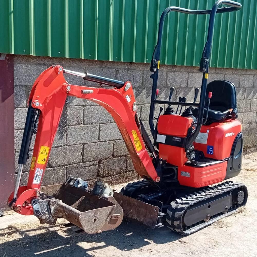 Kubota K 008-3 Mini bagri <7t