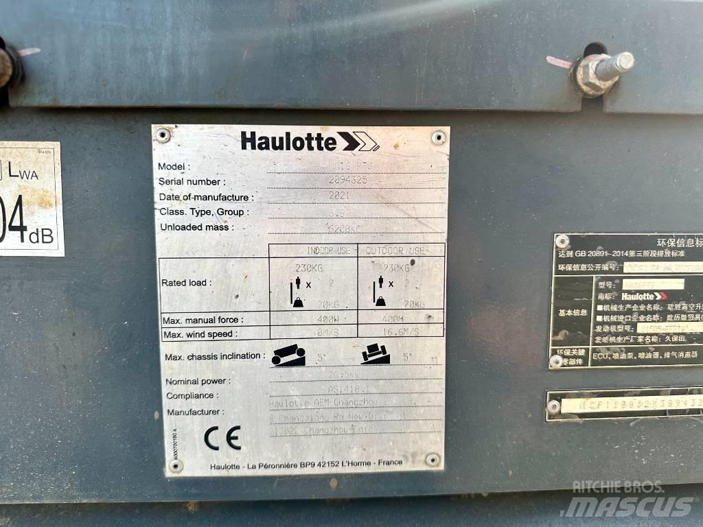 Haulotte HA16RTJ Zglobne dvižne ploščadi