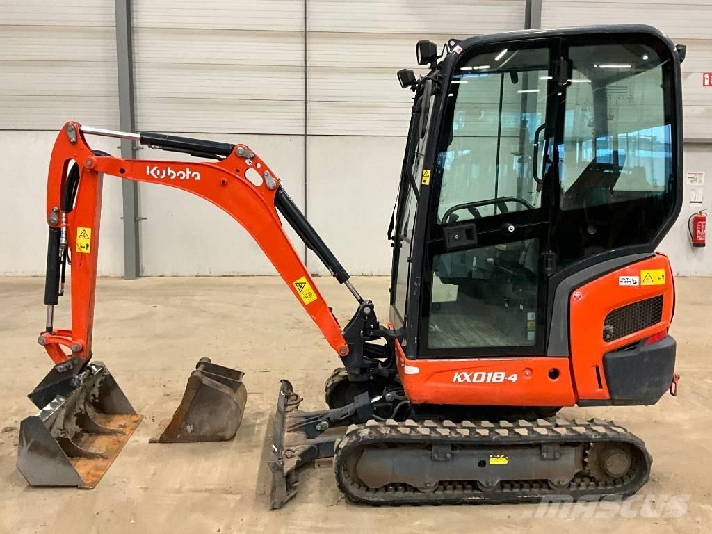 Kubota KX 018-4 Mini bagri <7t