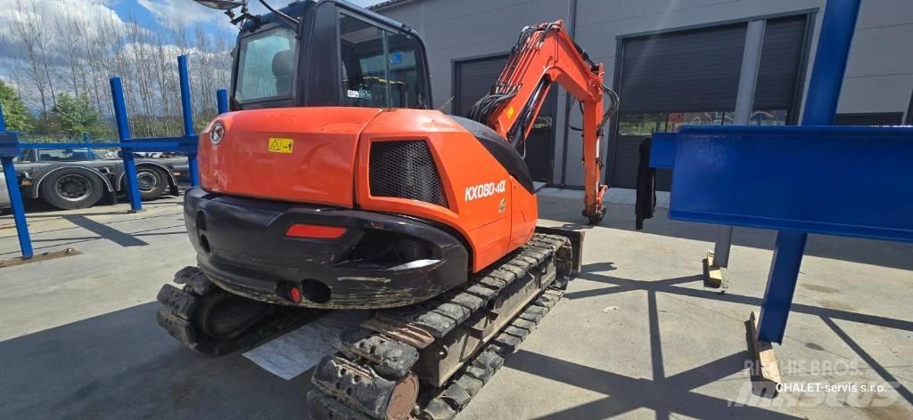 Kubota KX 080-4 CX Midi bagri 7t – 12t