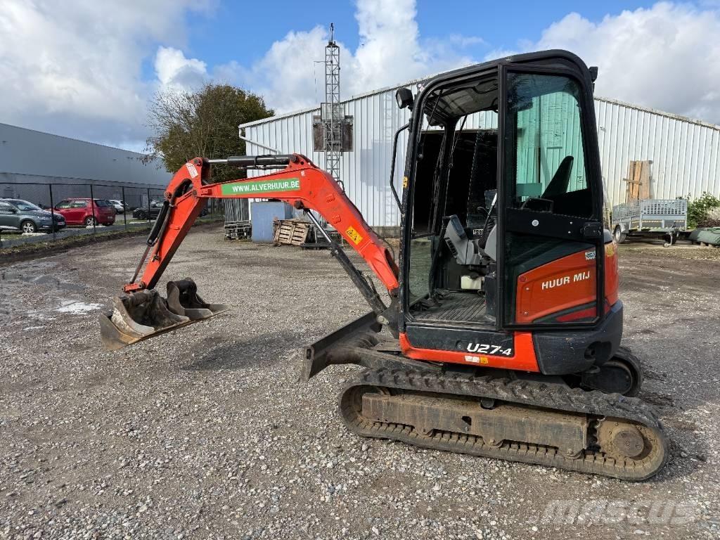 Kubota U 27-4 Mini bagri <7t