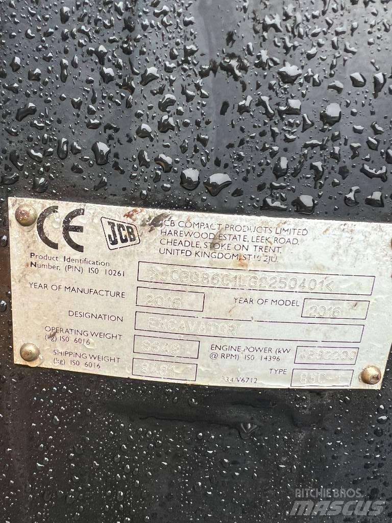 JCB 86 C-1 eco Midi bagri 7t – 12t