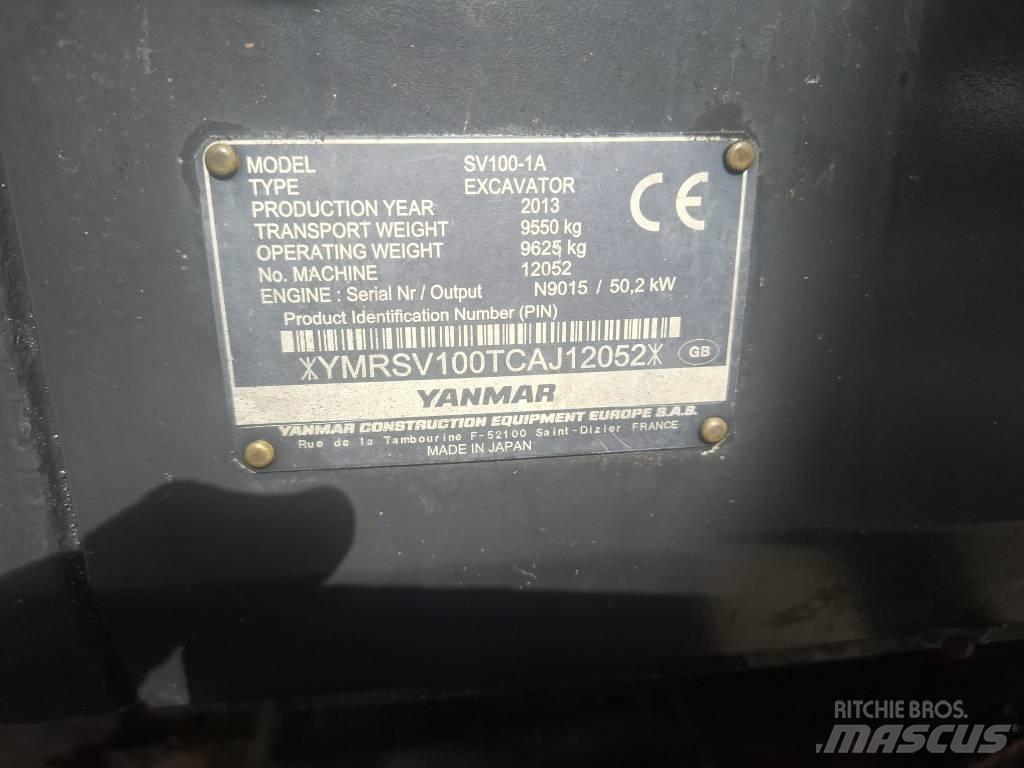Yanmar SV 100-1A Midi bagri 7t – 12t