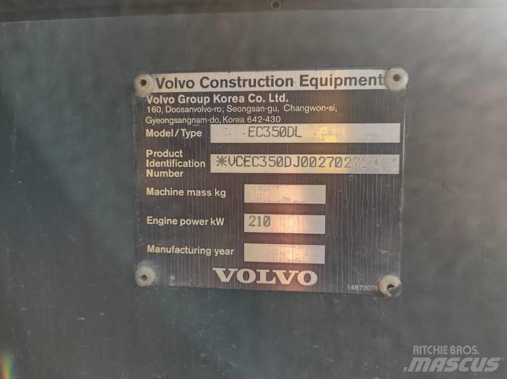 Volvo EC350DL Bagri goseničarji