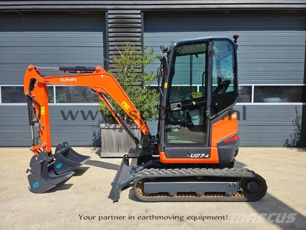 Kubota U 27-4 Mini bagri <7t